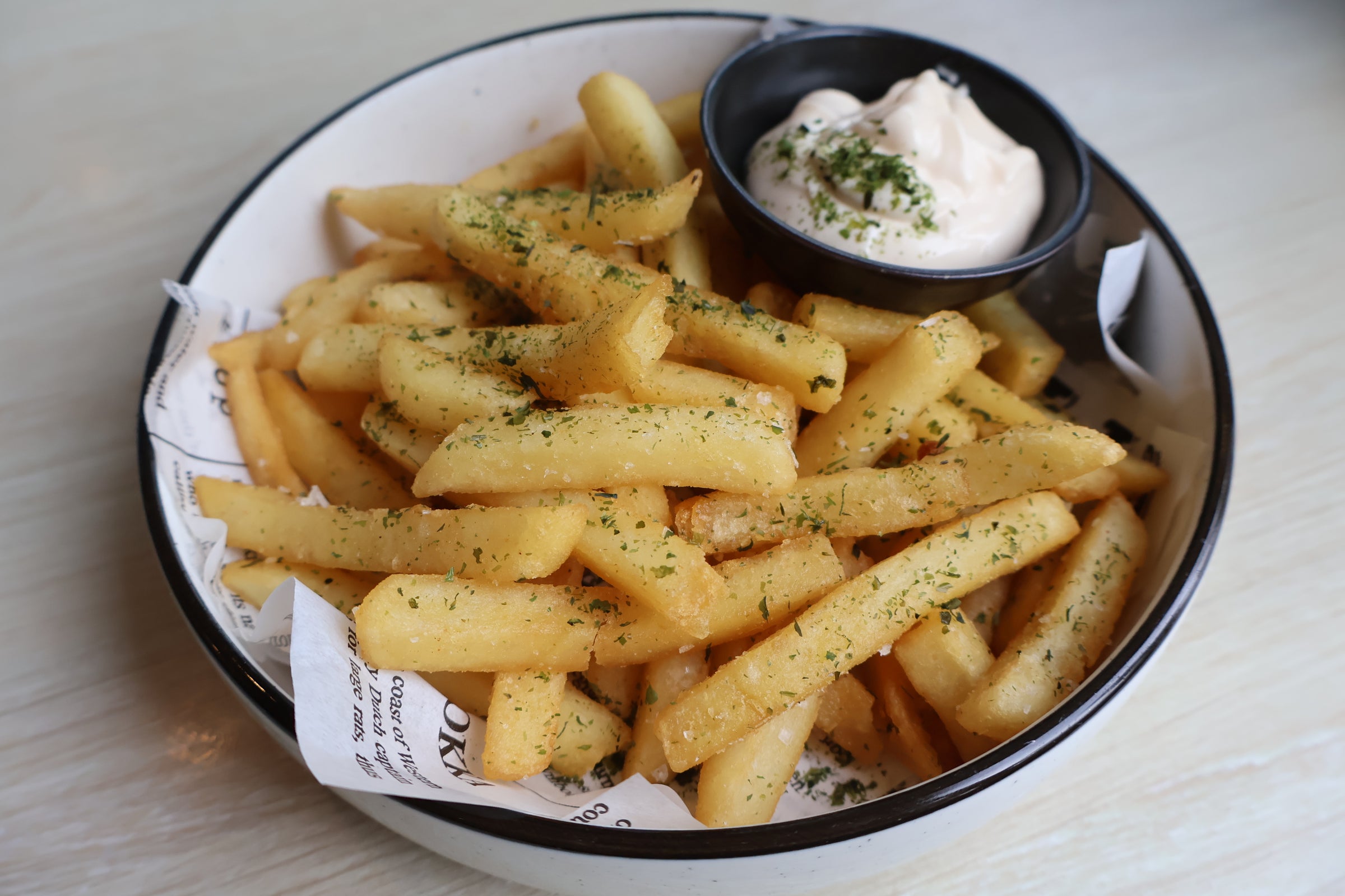 Tenfries Fries With Aioli | Ten Minas